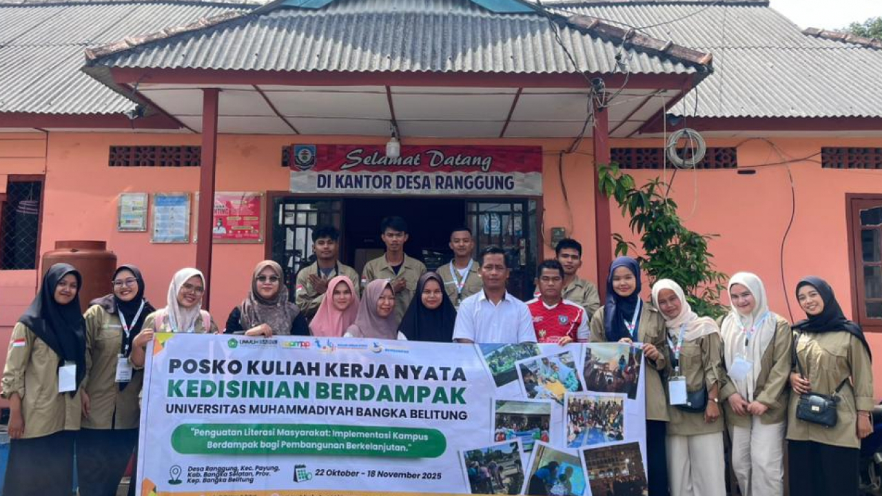 KKN UNMUH Babel: Sambutan Meriah di Desa Ranggung