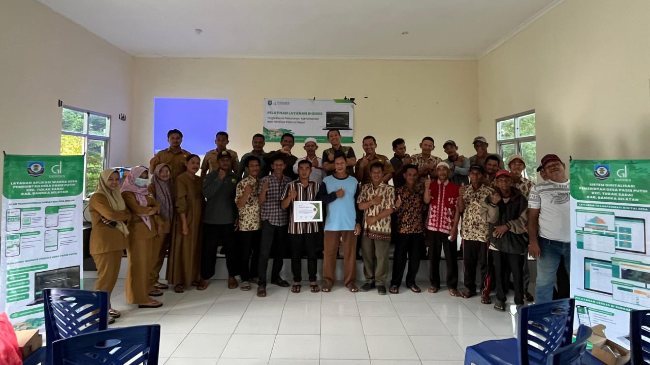 Pelatihan Digides: Kompetensi Warga Desa Pasir Putih Meningkat