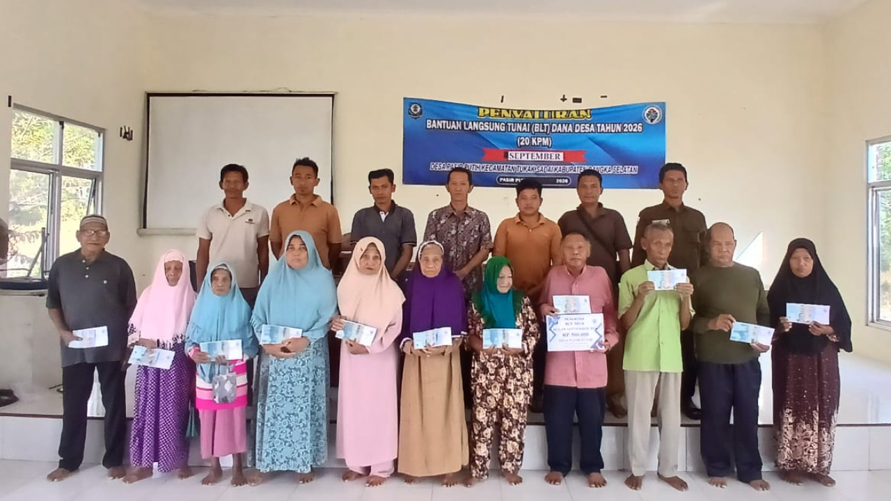 Desa Pasir Putih Salurkan BLT Dana Desa (DDS) Bulan September 2026 kepada Keluarga Penerima Manfaat
