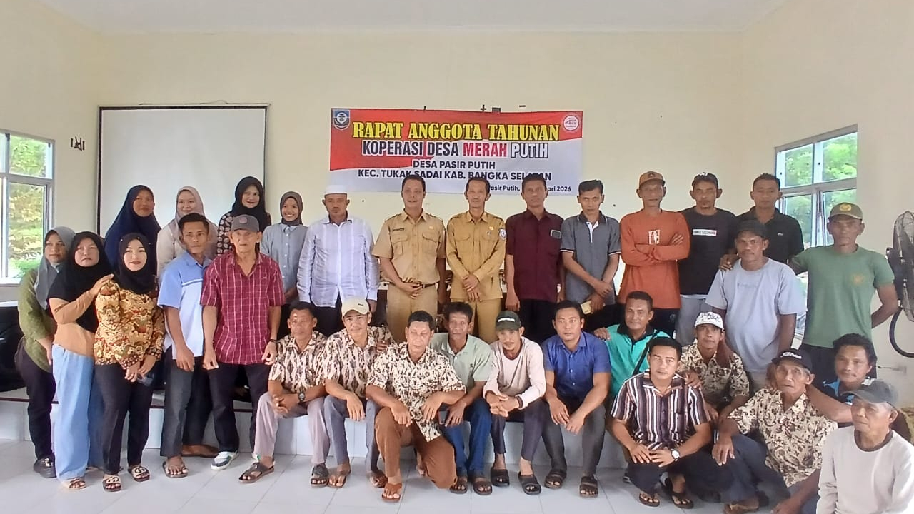 Koperasi Desa Merah Putih Pasir Putih Gelar Rapat Anggota Tahunan