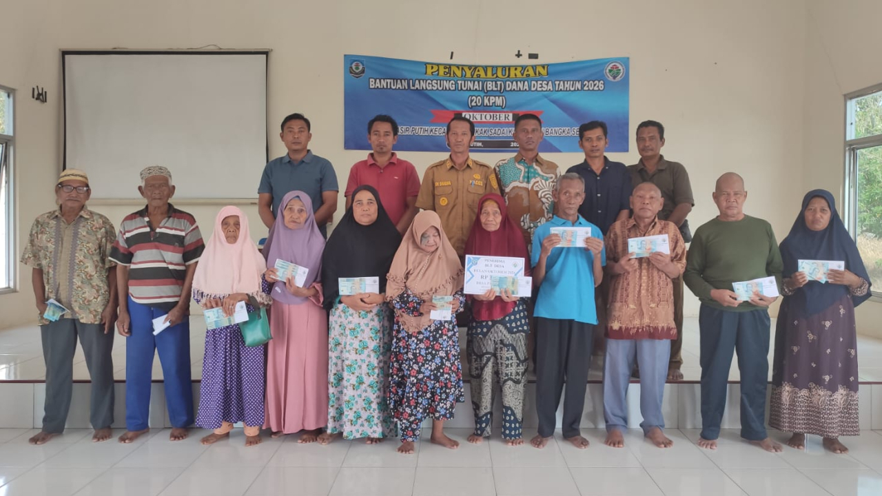 Pemdes Pasir Putih Salurkan BLT Dana Desa Bulan Oktober 2026 kepada Keluarga Penerima Manfaat