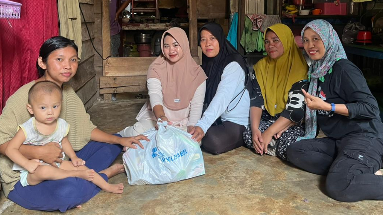 Bank Sumsel Babel Bantu Atasi Stunting di Desa Pasir Putih