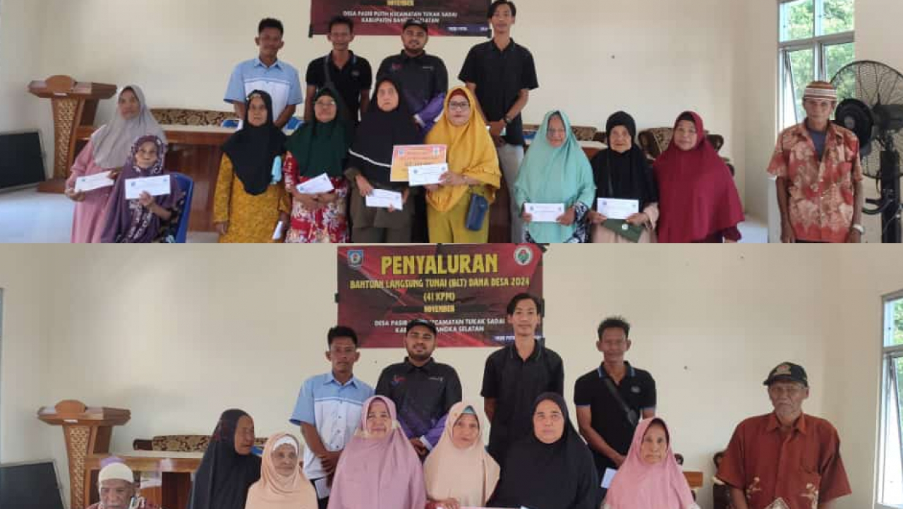 Penyaluran BLT-DD di Desa Pasir Putih