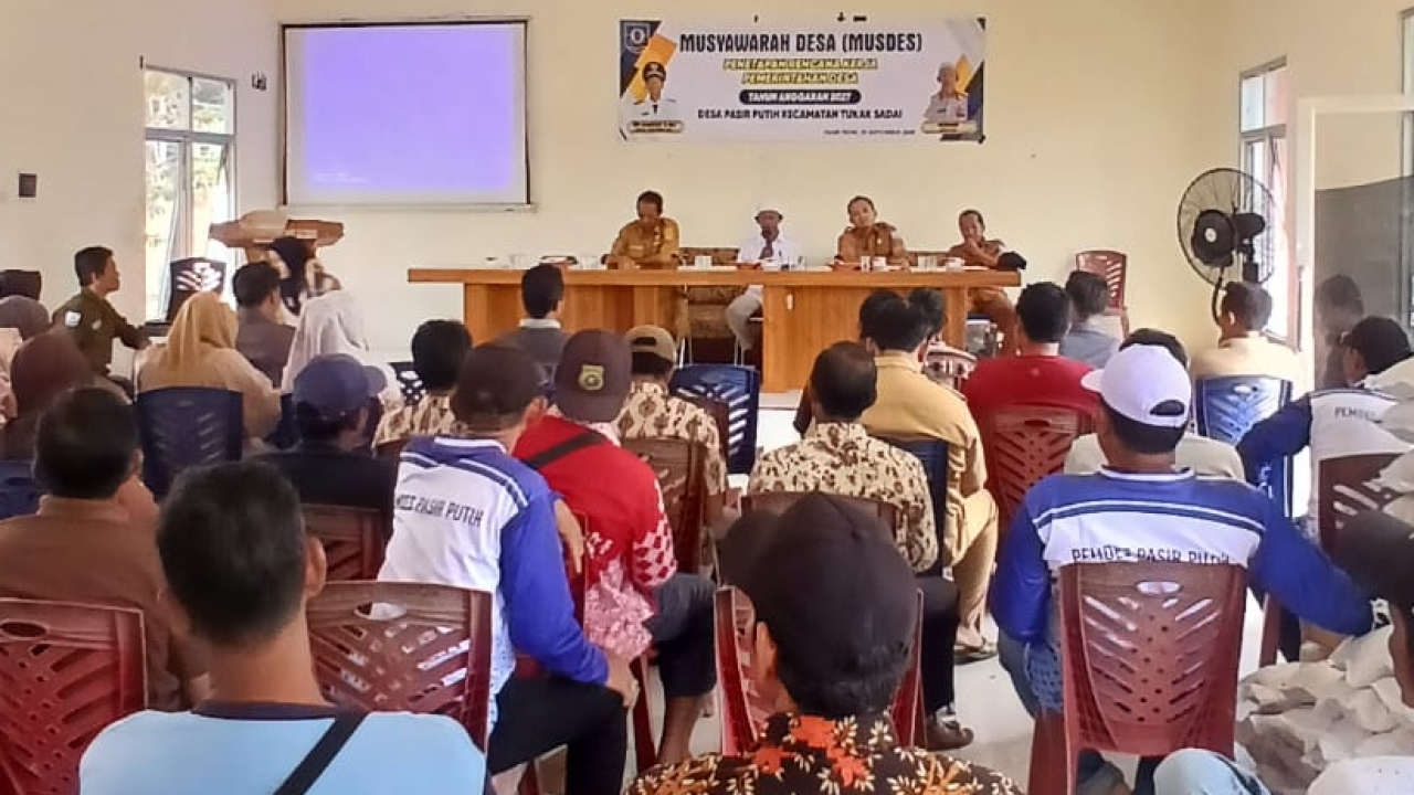 Pemdes Pasir Putih Gelar Musyawarah Desa Penetapan Rencana Kerja Pemerintah Desa (RKP Desa) Tahun Anggaran 2027
