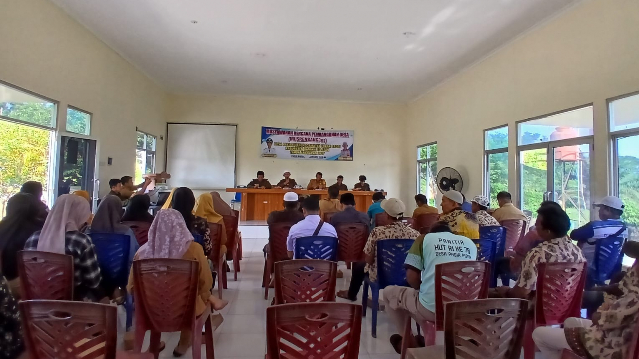 Pemdes Pasir Putih Selenggarakan Musrenbangdes Tahun Anggaran 2027