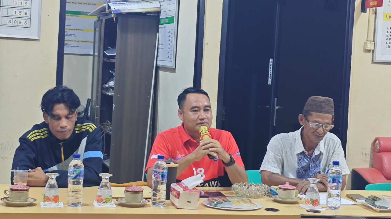 Rakor Trantibum Desa Pongok, Camat Soroti Narkoba di Kepulauan dan Kewajiban Siskamling; BPD Ungkap Modus Transaksi 'Ranjau Dana'