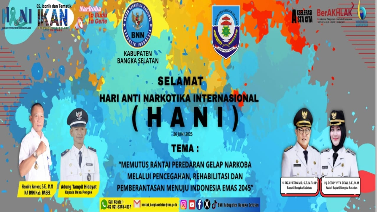 Pemerintah Kabupaten Bangka Selatan Peringati Hari Anti Narkotika Internasional (HANI) 2025