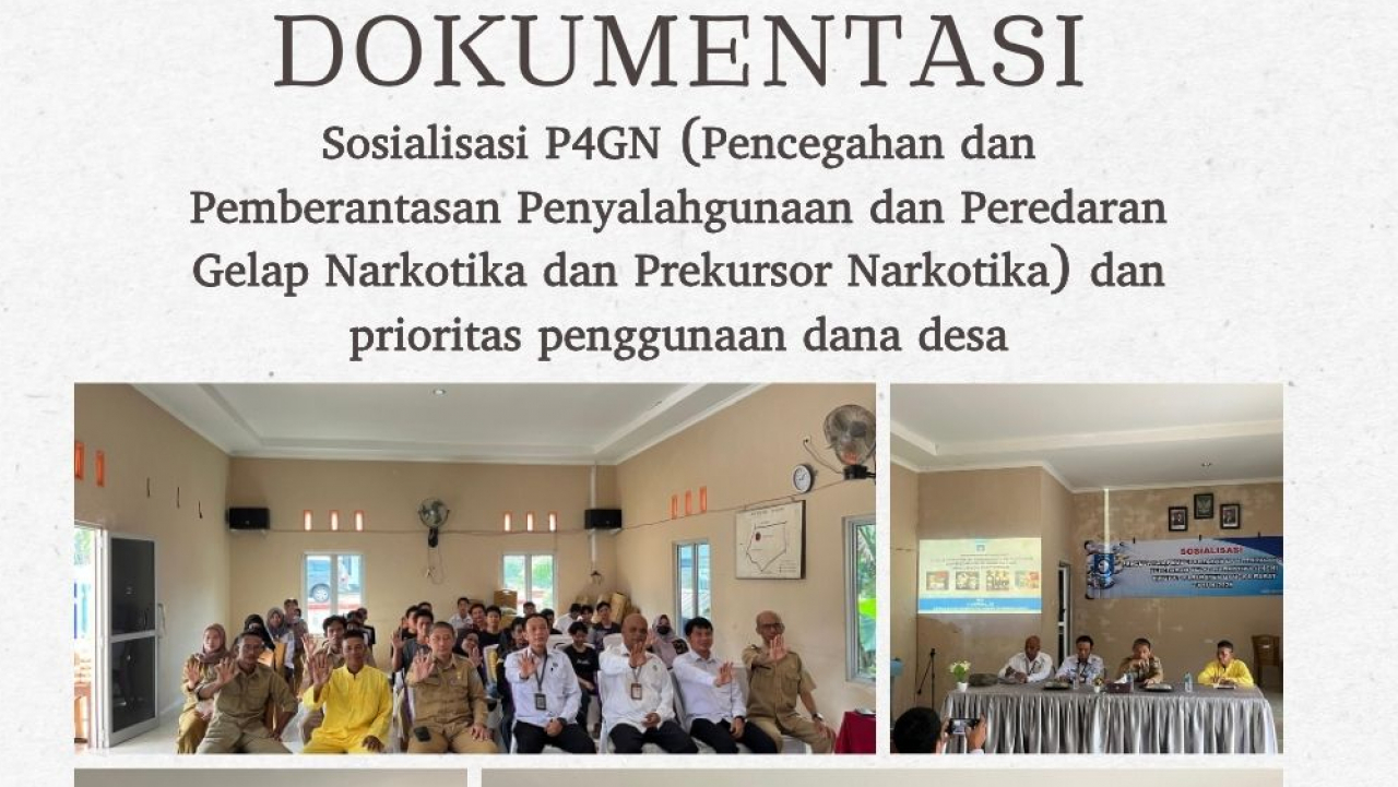Sosialisasi Pencegahan dan Pemberantasan Penyalahgunaan dan Peredaran Gelap Narkotika dan Prekursor Narkotika (P4GN)