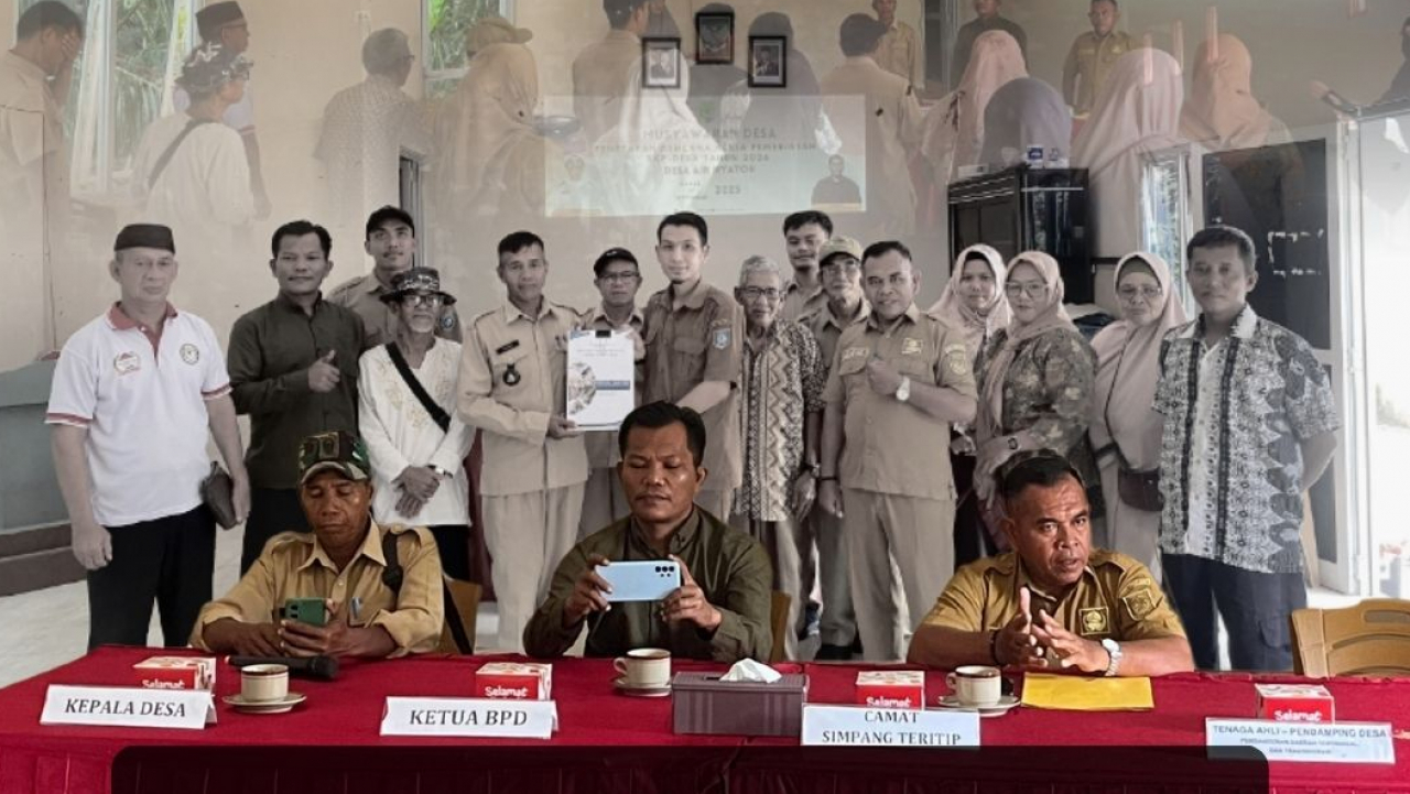 Musyawarah Desa Penetapan RKPDes Air Nyatoh Tahun 2026 Resmi Digelar