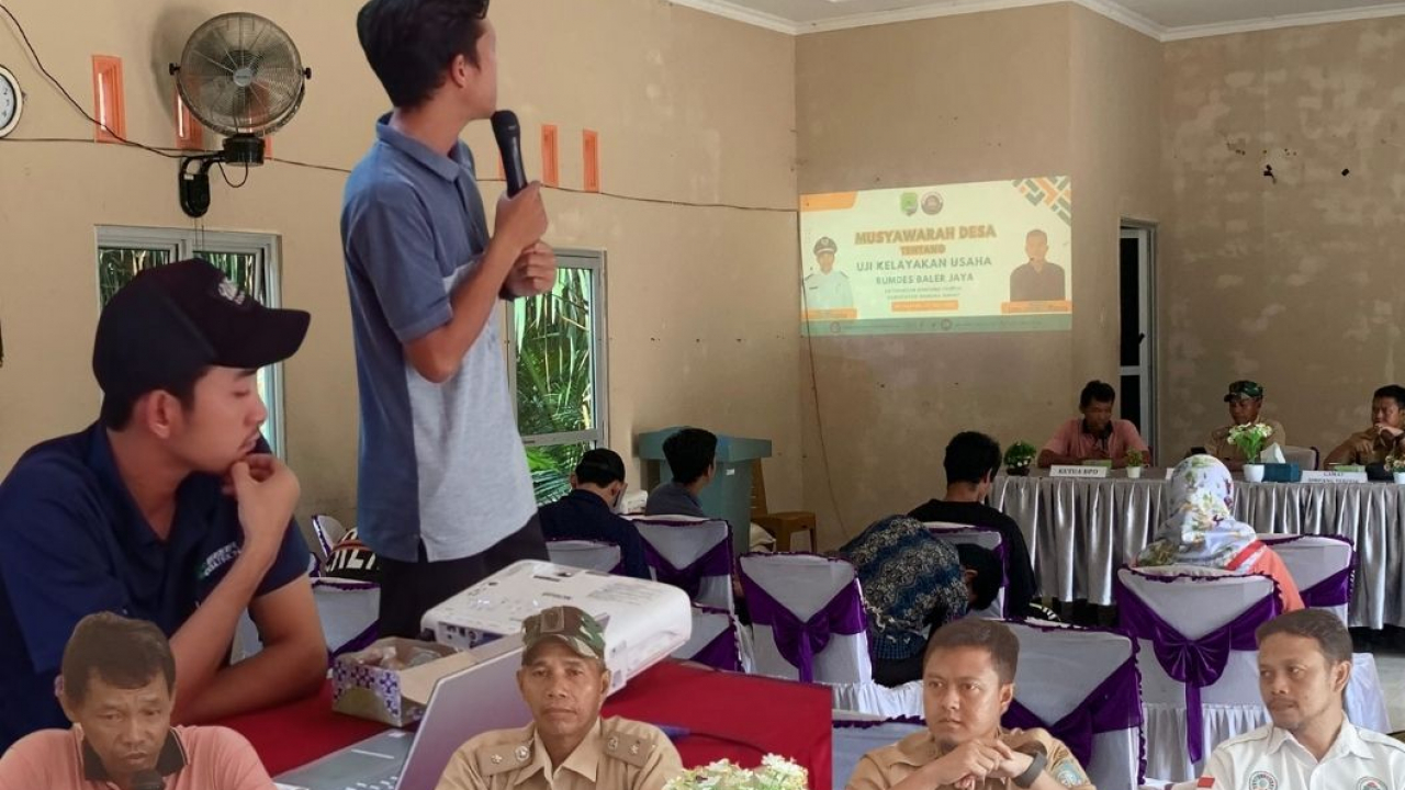 UJI KELAYAKAN BUMDES “BALER JAYA DESA AIR NYATOH” DIGELAR, DESA AIR NYATOH SIAPKAN USAHA PETERNAKAN AYAM PETELUR