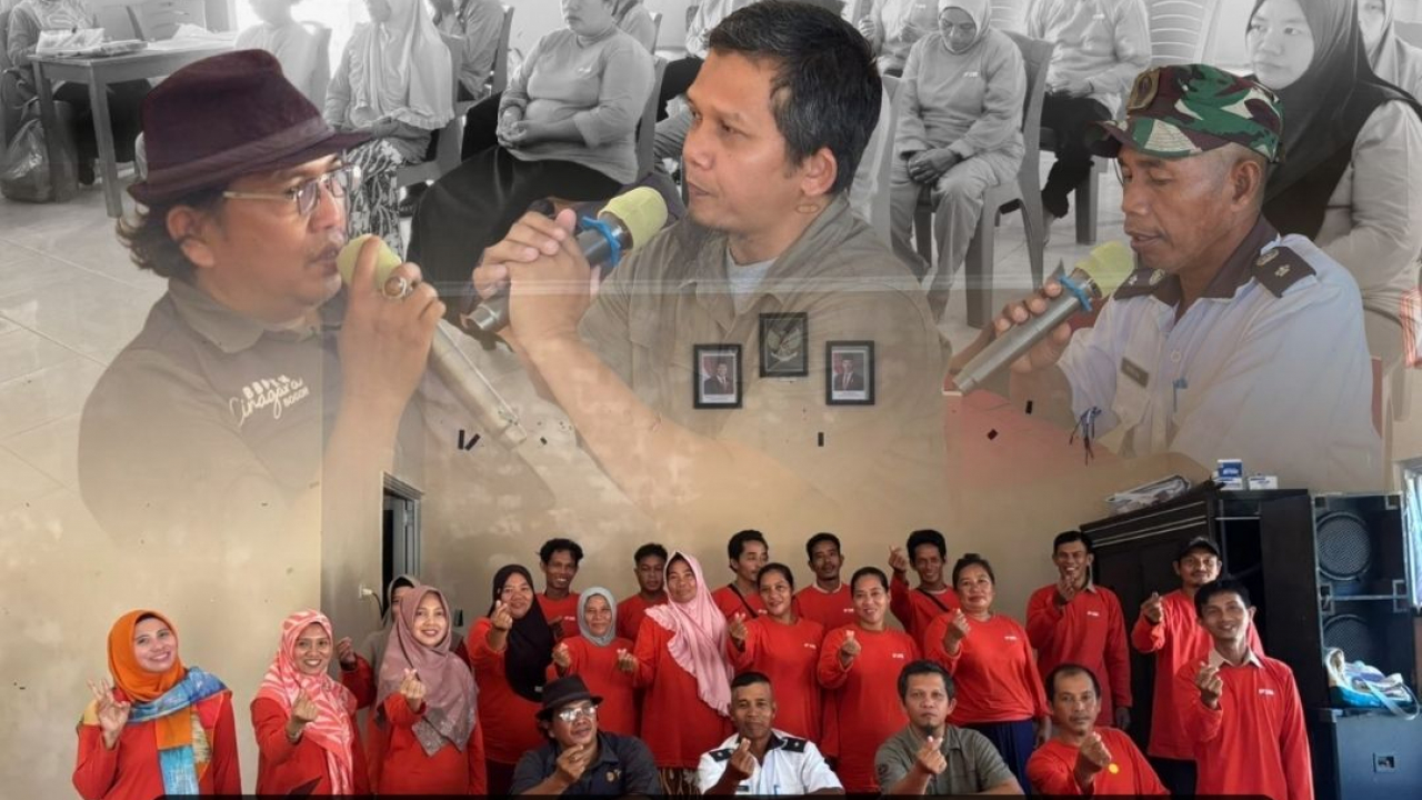 Dinas Ketahanan Pangan dan Pertanian Gelar Bimtek Pekarangan Pangan Bergizi di Desa Air Nyatoh