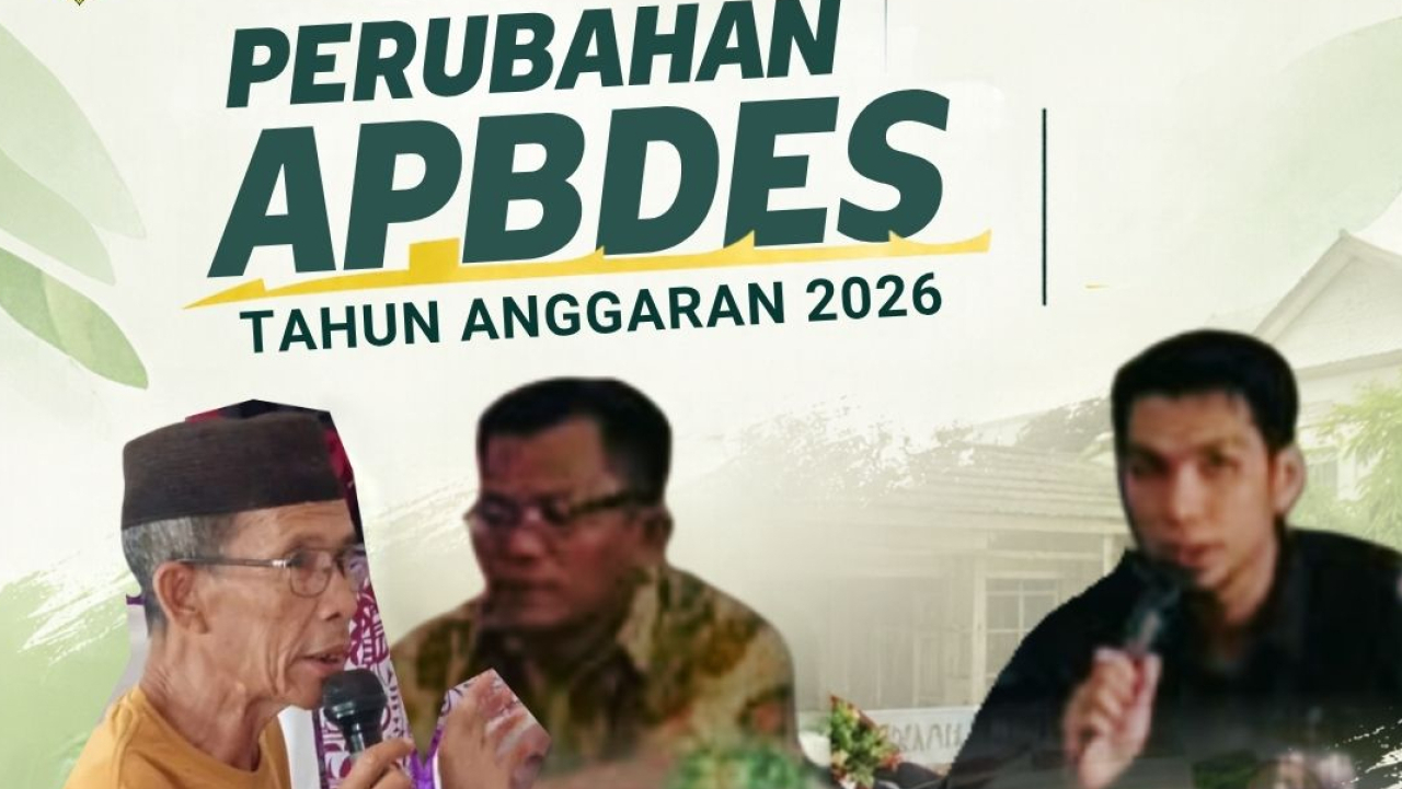 Musdes Perubahan APBDes 2026 Air Nyatoh Bahas Penguatan Pelayanan Kesehatan dan Operasional Ambulans Desa