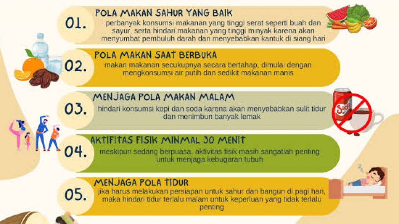 Tips Sehat Berpuasa Ramadhan di Musim Hujan untuk Warga Desa Kayu Arang