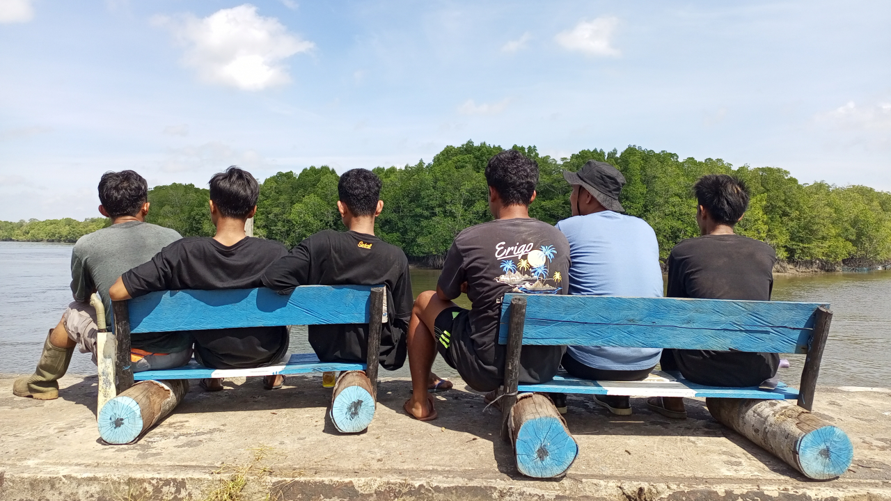 wisata mangrove eks Pelabuhan Ferry Kayu Arang