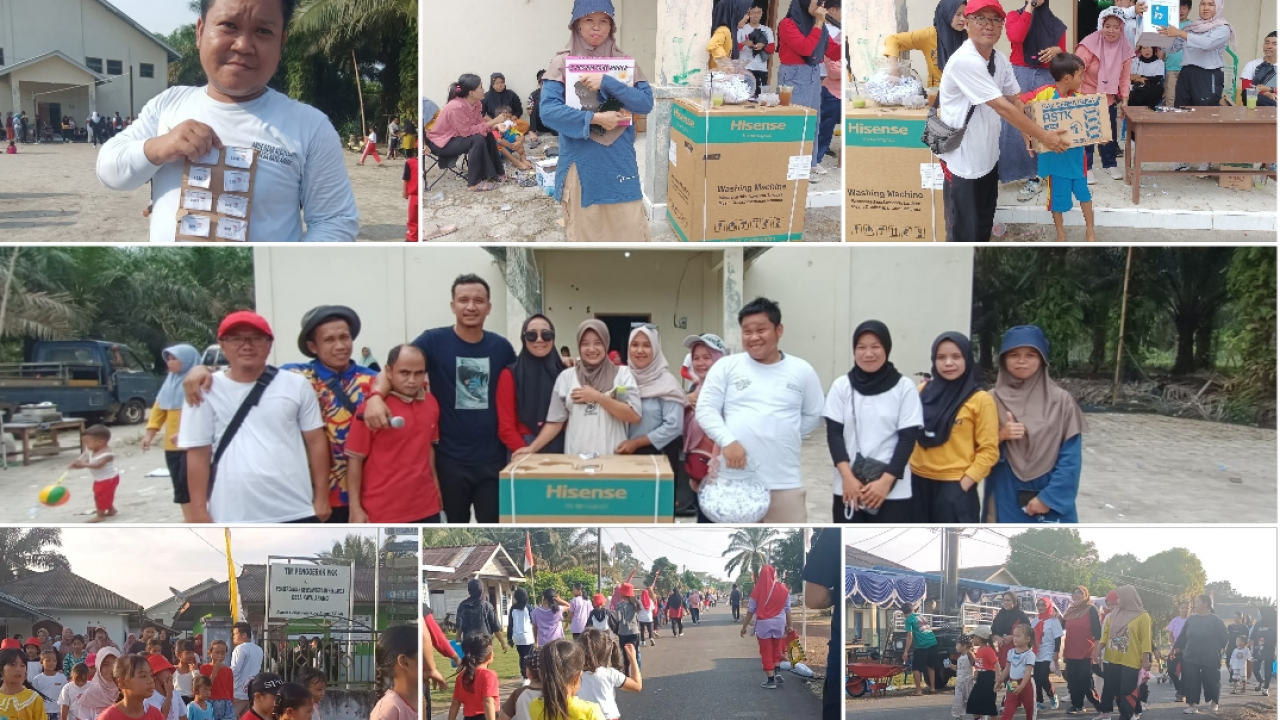 Jalan Santai di Desa Kayu Arang Bersama Pemdes Kayu Arang