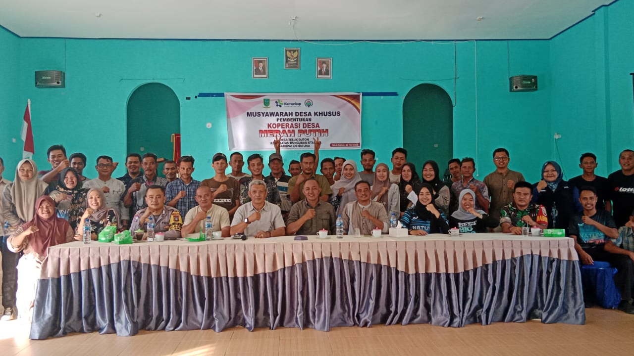 Pembentukan Koperasi Merah Putih Desa Teluk Buton
