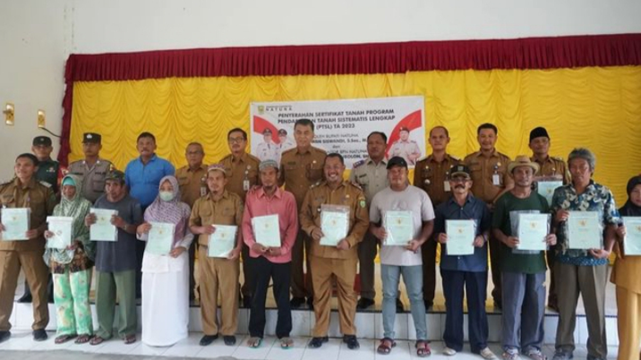 Akhirnya masyarakat Air Lengit mempunyai hak atas kepemilikan sertifikat tanah