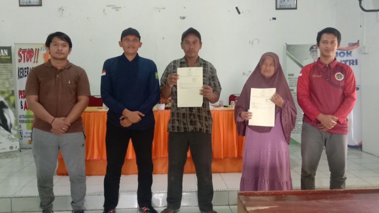 BPN kembali membagikan sertifikat tanah gratis di Desa Air Lengit