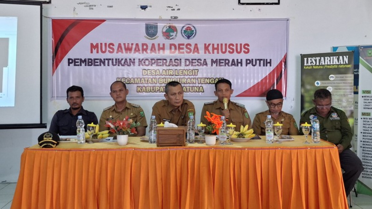 MUSYAWARAH DESA KHUSUS PEMBENTUKAN KOPERASI DESA MERAH PUTIH