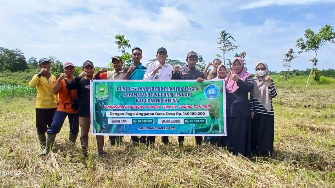 Program ketahanan pangan Desa Air Lengit resmi dilaksanakan