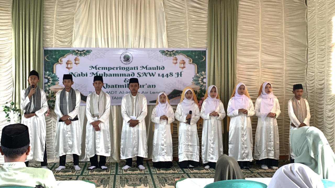 MDT Al-Huda Desa Air Lengit Peringati Maulid Nabi Muhammad SAW 1448 H dan Gelar Khatmil Qur’an