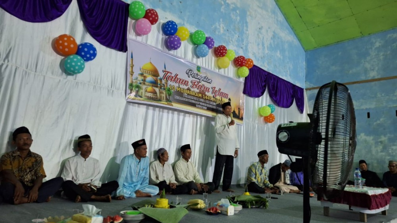 Peringatan Tahun Baru Islam, Momentum Tingkatkan Keimanan dan Kebersamaan Warga Desa Air Lengit