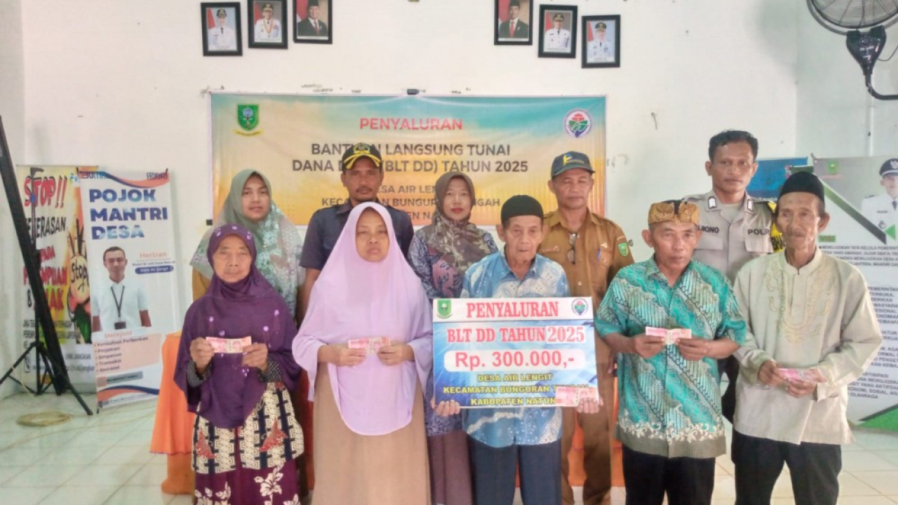 PENYALURAN BLT DD BULAN JULI 2025