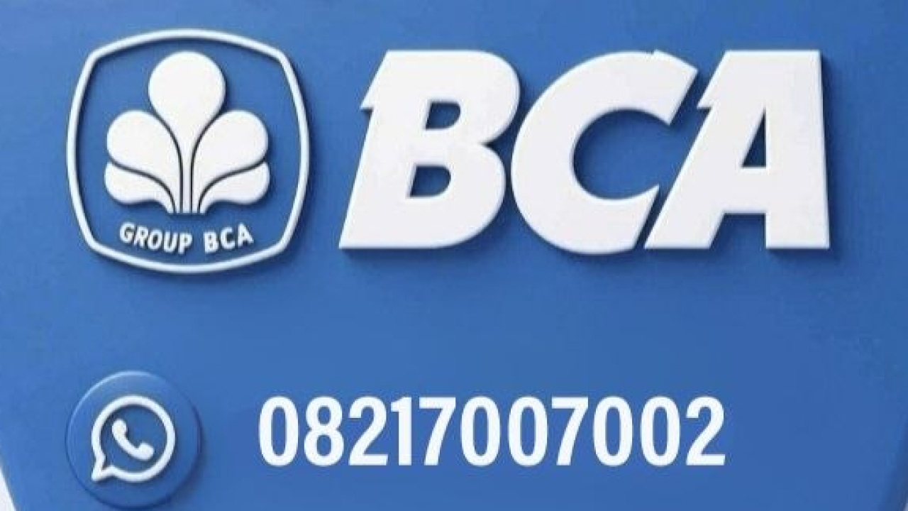 Layanan BCA KCP Kas Pegambiran Tlp/wa CS 08217007002