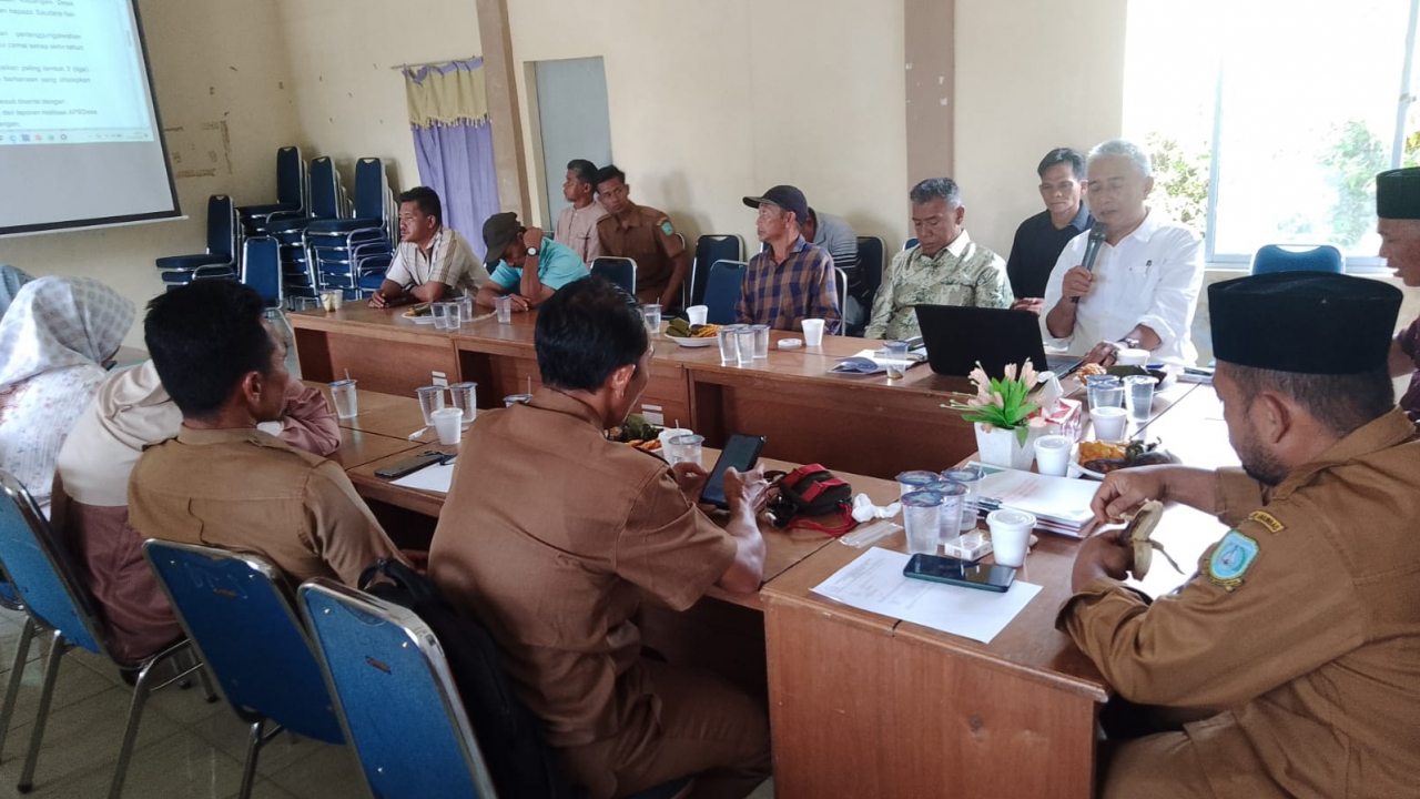 musyawarah Desa Tentang Penetapan Perdes Nomor 1 Tahun 2026 Tentang Laporan Pertanggungjawaban Realisasi Anggaran Pendapatan dan Belanja Desa Tahun 2025