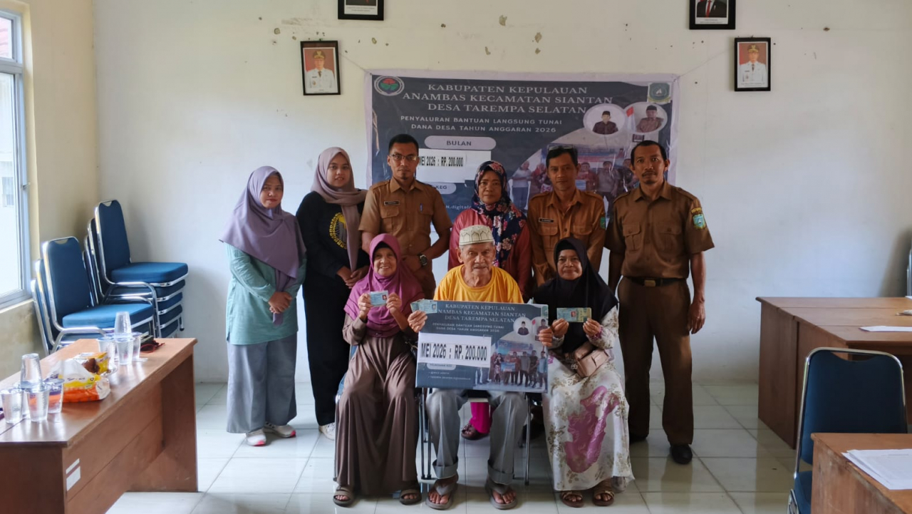 Penyaluran Bantuan Langsung Tunai Dana Desa ( BLT-DD) Bulan Mei Tahun 2026