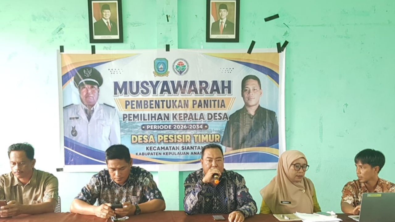 BPD Desa Pesisir Timur Tetapkan Panitia Pilkades Periode 2026