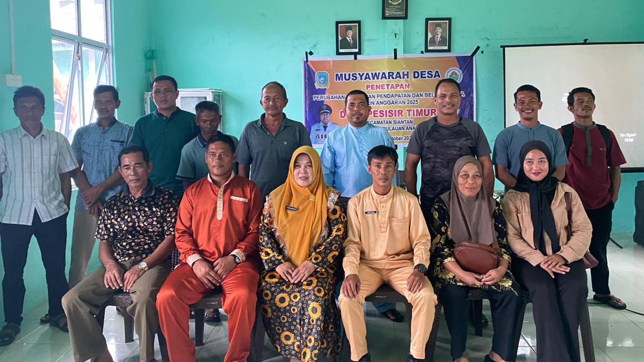 Penetapan APBDes Perubahan Desa Pesisir Timur Tahun Anggaran 2025