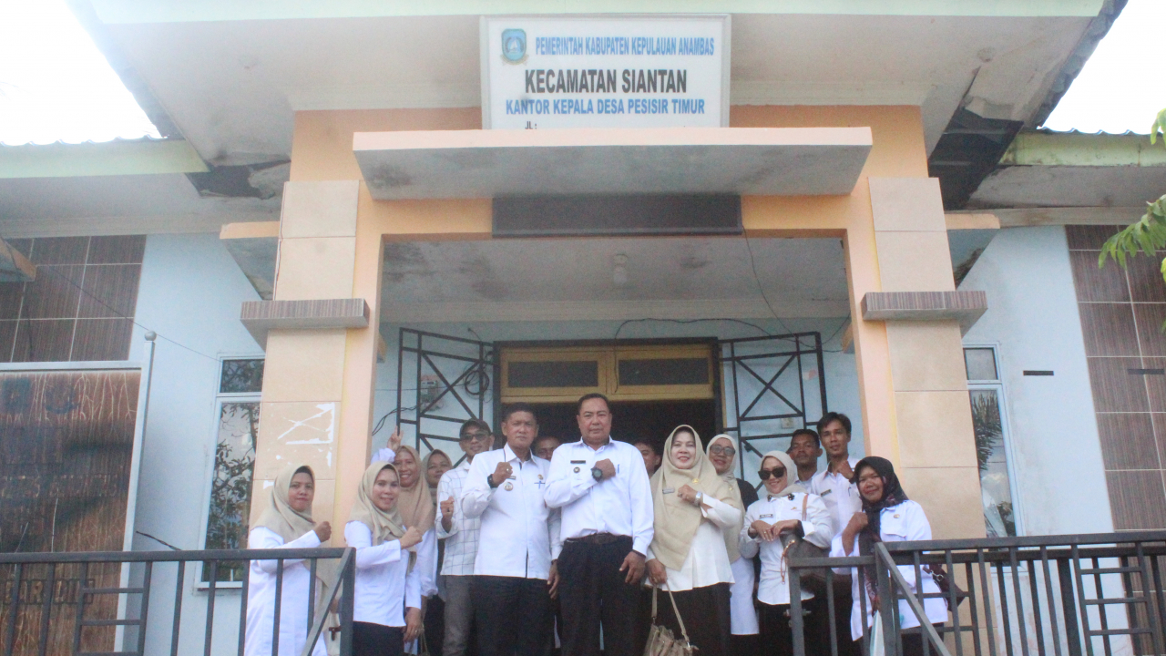 Kecamatan Siantan Melakukan Monitoring di Desa Pesisir Timur