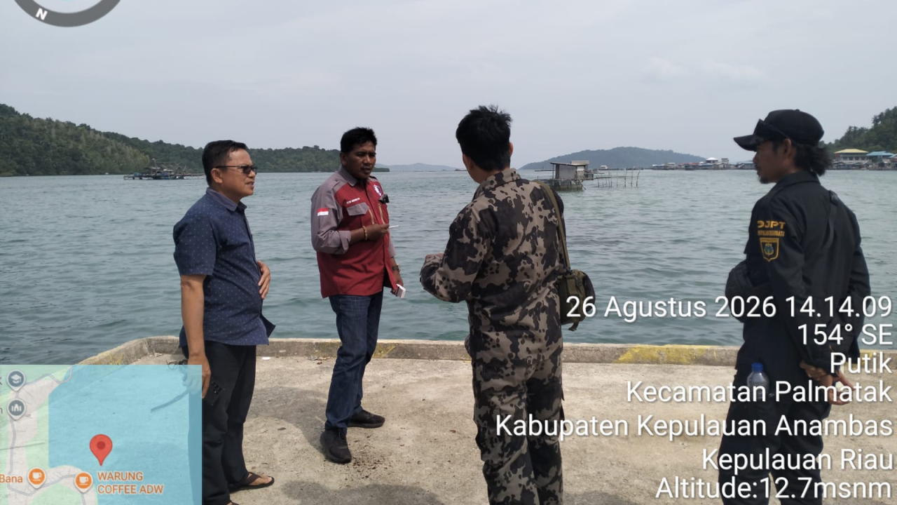 Kontraktor Pembangunan Kampung Nelayan Merah Putih Mulai Masuk Desa Putik
