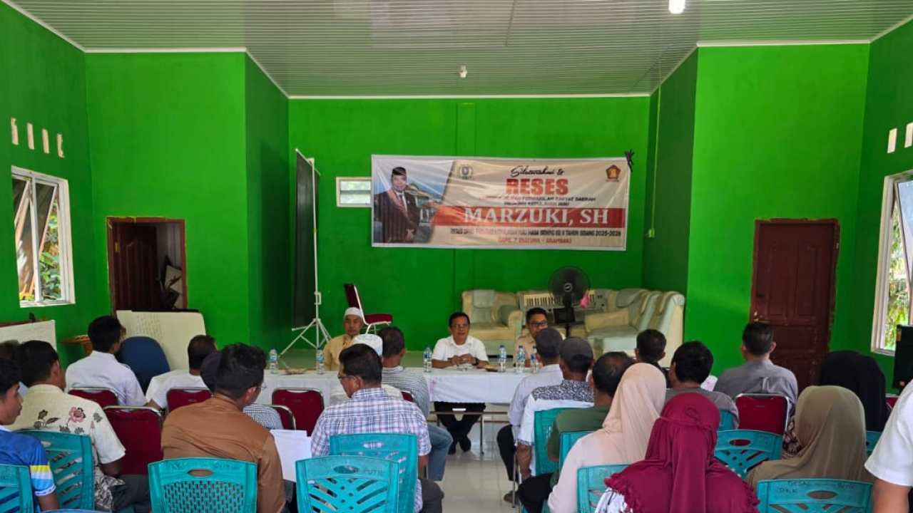 Kepala Desa Putik Hadiri Reses DPRD Provinsi Kepulauan Riau, Warga Sampaikan Aspirasi
