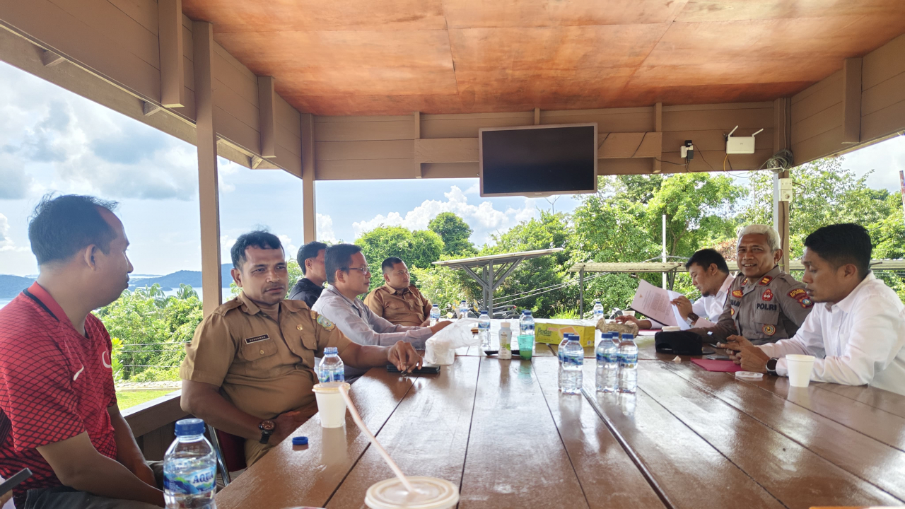 Persiapan Turnamen HUT, Karang Taruna Desa Putik Koordinasi Perizinan dengan Polres kepulauan Anambas