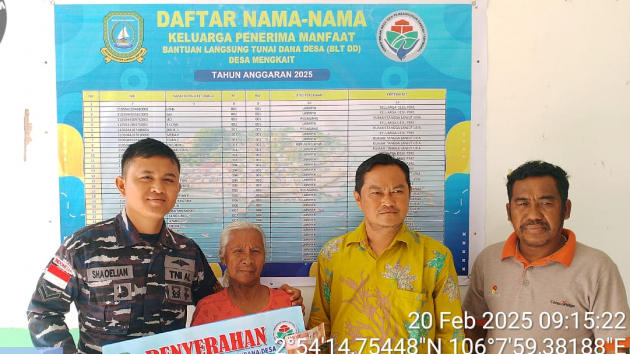 PENYERAHAN BANTUAN LANGSUNG TUNAI
