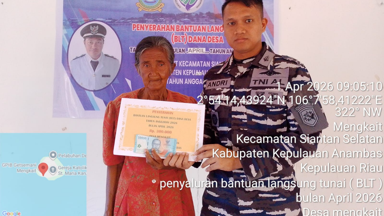 BLT Desa Mengkait Cair, Bantu Ekonomi Warga Anambas