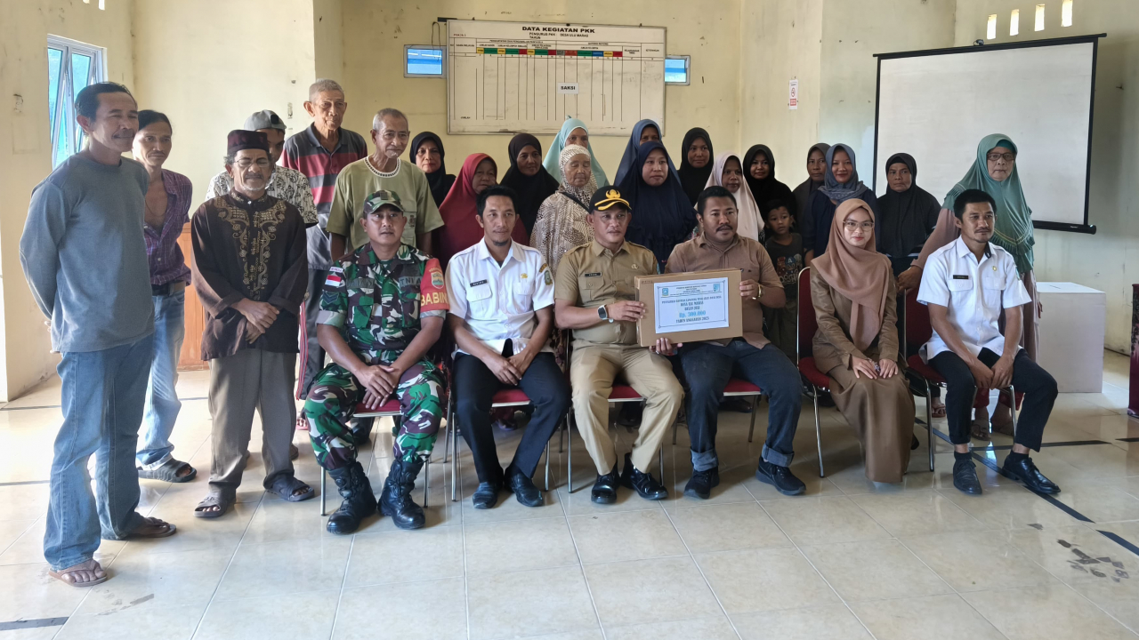 Penyaluran bantuan BLT DD Bulan Juli 2025