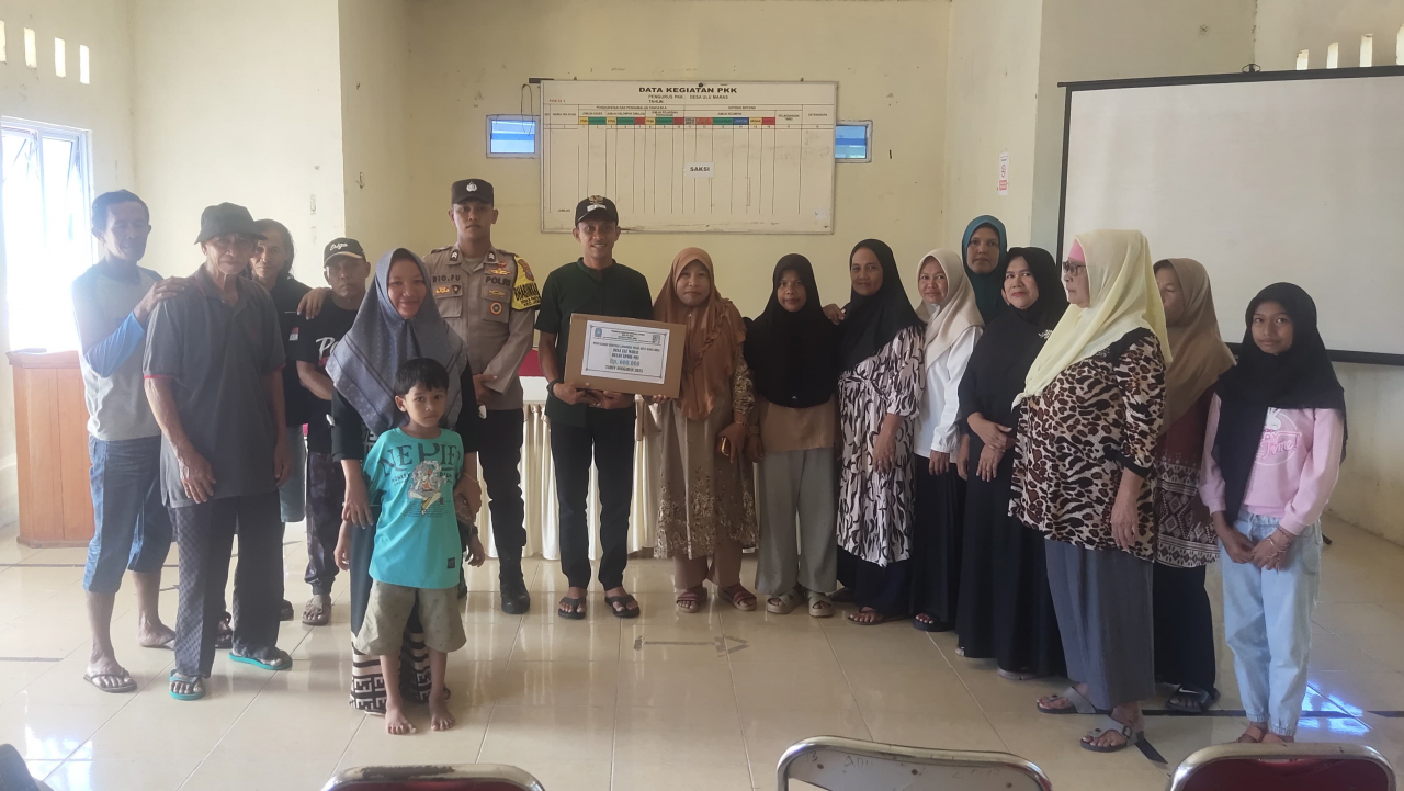 Pembagian BLT-DD Bulan April dan Bulan Mei Tahun 2025 Desa Ulu Maras