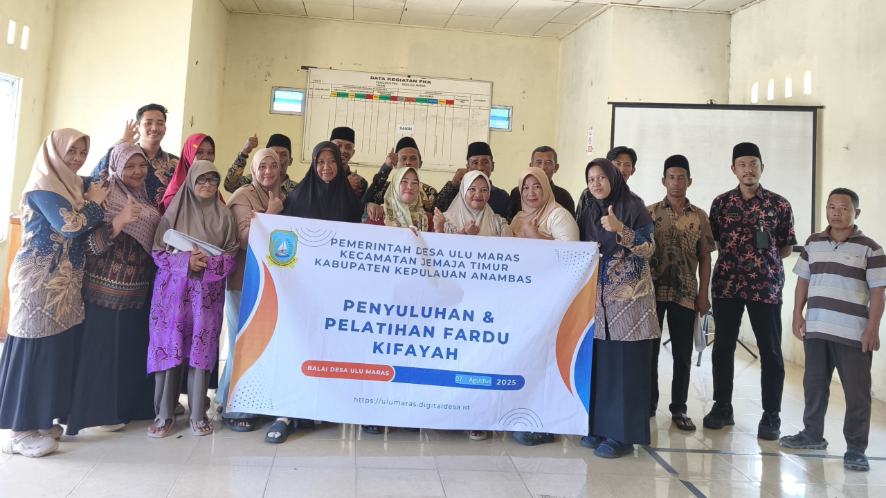 Pemerintah Desa Ulu Maras Menyelenggarakan Pelatihan Fardhu Kifayah Tahun 2025