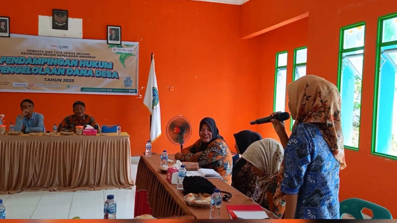 Kunjungan Kajari Anambas ke Pemerintah Desa Batu Berapit Berikan Sosialisasi Pengelolaan Keuangan Yang Efesien
