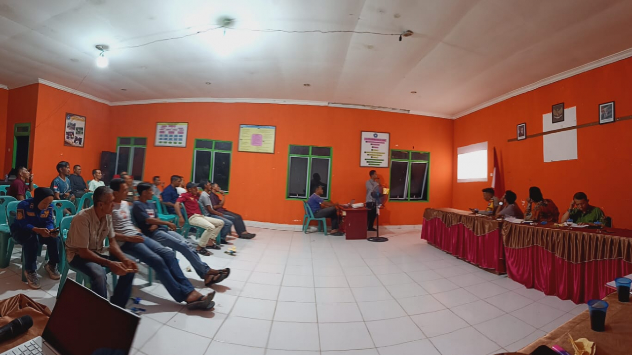 Musyawarah Desa Batu Berapit Bahas Analisis Kelayakan Usaha BUMDes dan Perangkat Desa