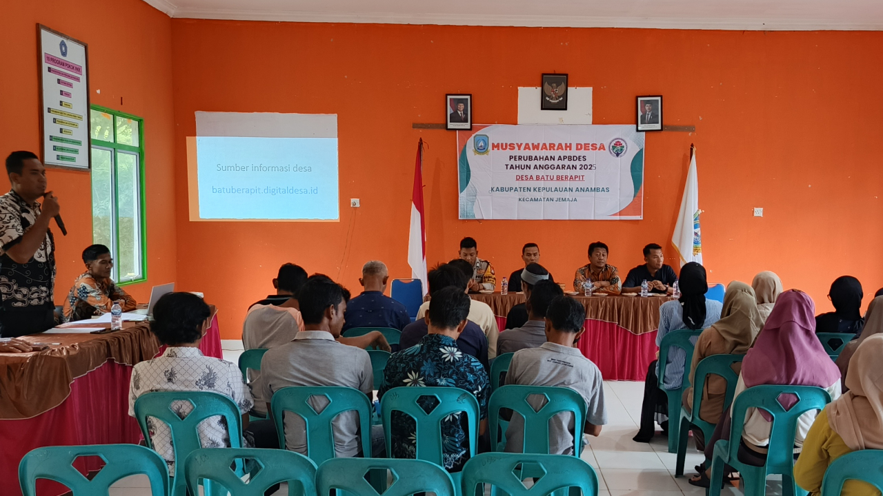 APBDes 2025: Musyawarah Desa Batu Berapit Hasilkan Perubahan Yang Kedua