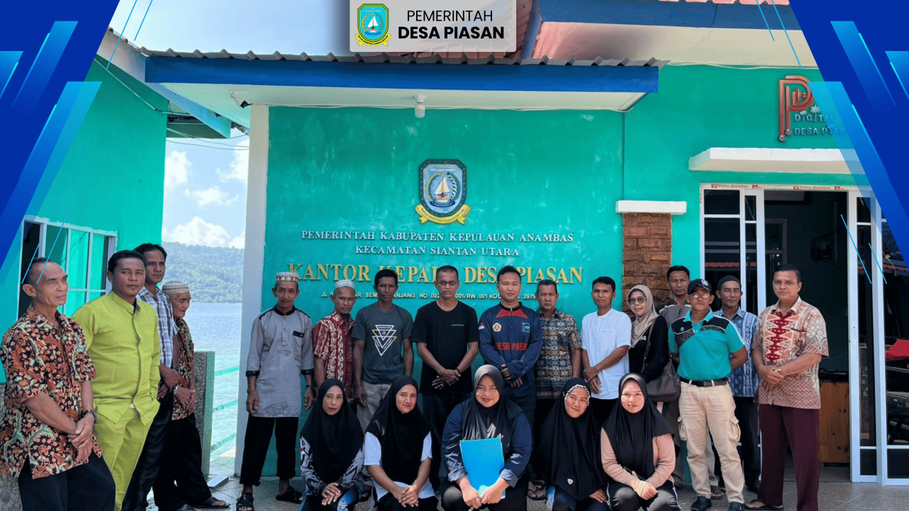 Musyawarah Desa Piasan Tetapkan Calon Penerima Bantuan Jongkong Nelayan Tahun Anggaran 2025