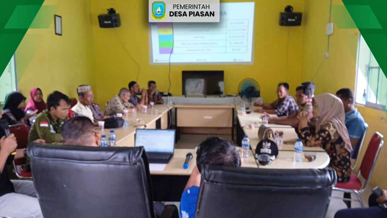 Musyawarah Desa Piasan Tetang Pengesahan RKPDesa Tahun Anggaran 2025