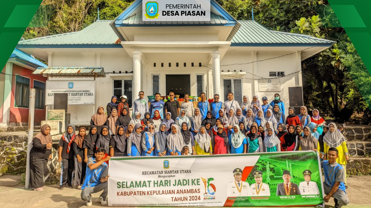 Suasana Meriah di Halaman Kecamatan Siantan Utara saat Peringatan HUT Kabupaten Kepulauan Anambas ke-16