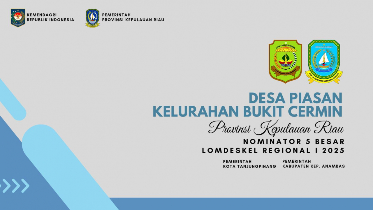 Desa Piasan dan Kelurahan Bukit Cermin Masuk 5 Besar Nominator LOMDESKEL Regional I Tahun 2025