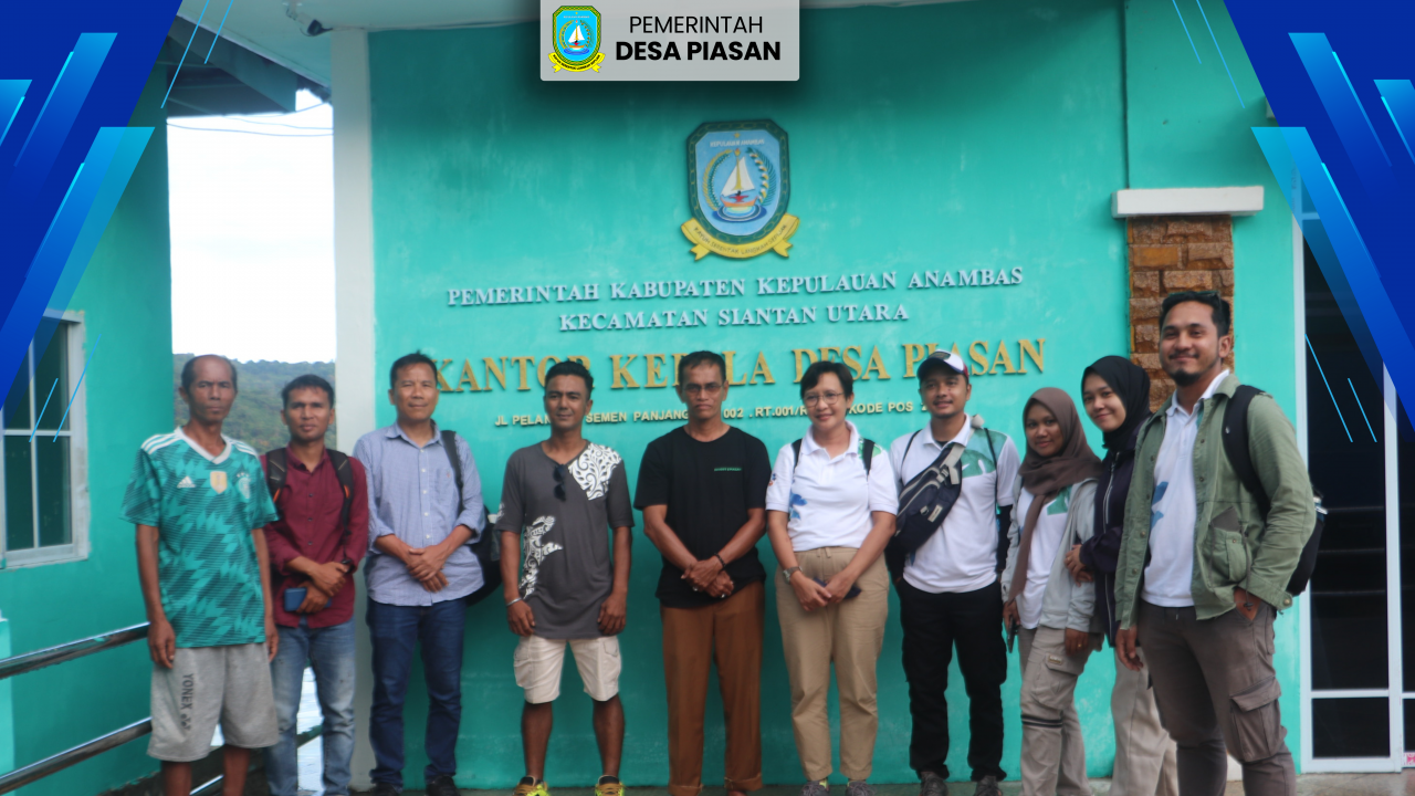 Yayasan Anambas Lakukan Kunjungan ke Desa Piasan untuk Monitoring Program Bank Sampah dan Bahas Kerja Sama Lanjutan