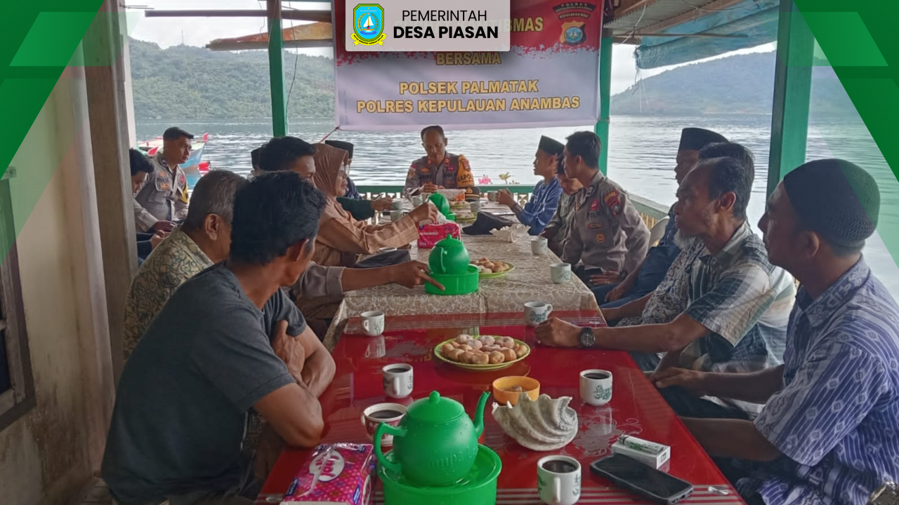 Curhat Kamtibmas Bersama Polsek Palmatak di Desa Piasan